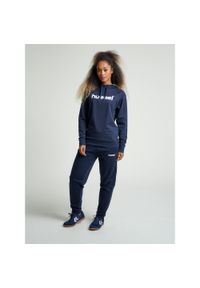 Bluza sportowa z kapturem damska Hummel Go Cotton Logo Hoodie Woman. Typ kołnierza: kaptur. Kolor: niebieski