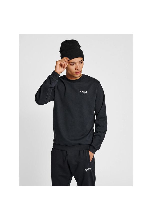 Bluza Hummel LGC Austin. Kolor: czarny. Materiał: bawełna. Wzór: nadruk, jodełka. Sport: fitness
