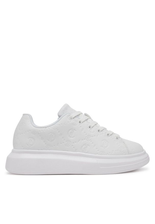 Sneakersy Just Cavalli. Kolor: biały