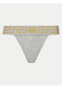 VERSACE - Versace Stringi AUD01042 Szary. Kolor: szary. Materiał: bawełna #4