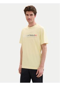 Tom Tailor T-Shirt 1041855 Żółty Regular Fit. Kolor: żółty. Materiał: bawełna