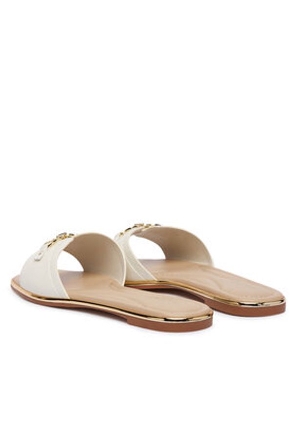 Aldo Klapki Alamassi 13804515 Biały. Kolor: biały. Materiał: skóra