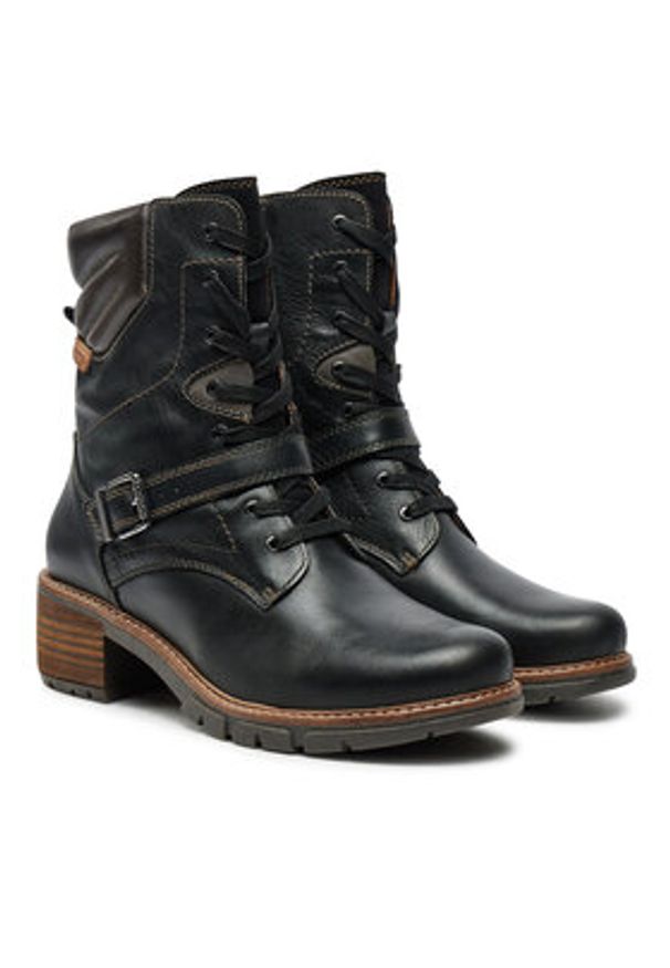 Pikolinos Botki W1T-8675C1 Czarny. Kolor: czarny. Materiał: skóra