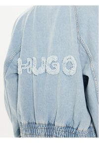Hugo Kurtka jeansowa Gebari_B 50515762 Niebieski Relaxed Fit. Kolor: niebieski. Materiał: bawełna #3