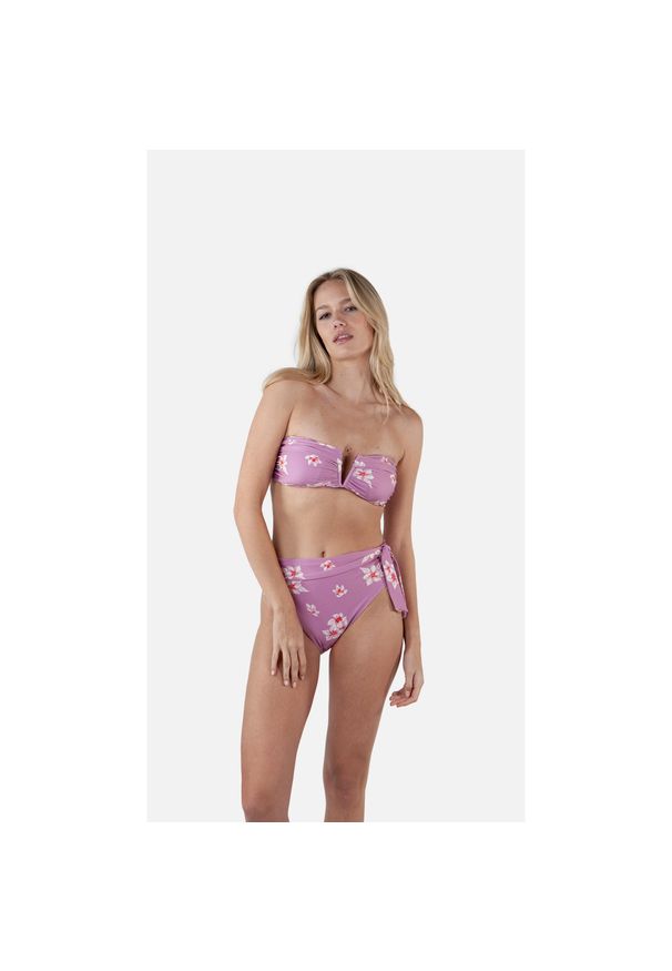 Damski top do kostiumu kąpielowego Barts Nuraah Bandeau. Kolor: fioletowy