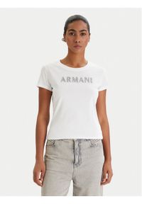 Armani Exchange T-Shirt XW002106 AF10356 U0002 Biały Slim Fit. Kolor: biały. Materiał: bawełna #1