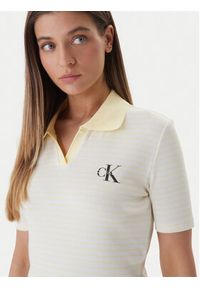 Calvin Klein Jeans Polo LV047F835G Kolorowy Slim Fit. Typ kołnierza: polo. Materiał: bawełna. Wzór: kolorowy #4
