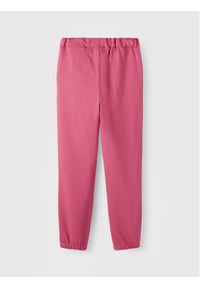 Name it - NAME IT Spodnie dresowe 13205914 Różowy Regular Fit. Kolor: różowy. Materiał: bawełna, dresówka #1