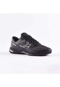 ARTENGO - Buty tenisowe męskie Artengo Fast Pro na mączkę ceglaną. Kolor: czarny, szary, wielokolorowy. Materiał: mesh, kauczuk. Szerokość cholewki: normalna. Sport: tenis