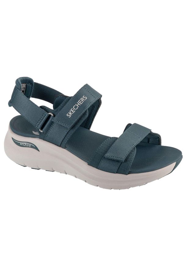 skechers - Sandały damskie, Arch Fit 2.0 - Go-Getter. Kolor: niebieski