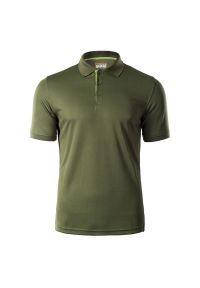 Koszulka męska Magnum Polo - oliwkowa, Rozmiar XXL. Typ kołnierza: polo. Kolor: oliwkowy. Materiał: materiał, poliester