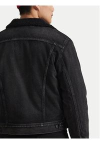 Polo Ralph Lauren Kurtka jeansowa 710956616001 Czarny Regular Fit. Typ kołnierza: polo. Kolor: czarny. Materiał: syntetyk #3