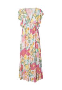 YAS Sukienka 26029717 Fioletowy Regular Fit. Kolor: fioletowy. Materiał: wiskoza #4