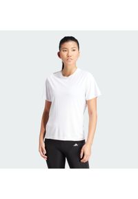 Adidas - Koszulka Designed for Training. Kolor: biały. Materiał: materiał. Sport: fitness #1