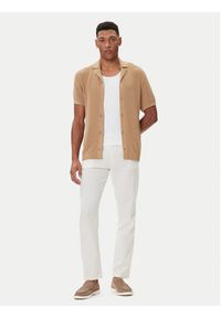 Lindbergh Spodnie materiałowe 30-008003 Biały Tapered Fit. Kolor: biały. Materiał: bawełna #4