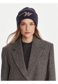 Weekend Max Mara Czapka Alben 2525576025 Granatowy. Kolor: niebieski. Materiał: wełna, materiał