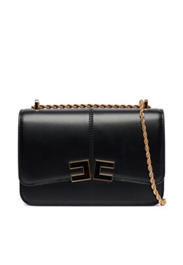 Elisabetta Franchi Torebka BS-91A-61E2-V390 Czarny. Kolor: czarny. Materiał: skórzane