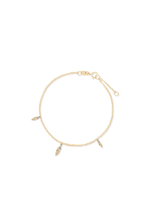 W.KRUK - Bransoletka złota Etno. Materiał: złote. Kolor: złoty. Wzór: ze splotem