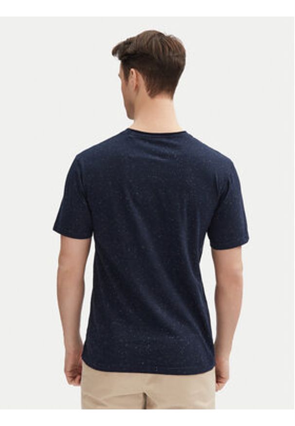 INDICODE T-Shirt Carlsin 41-121 Granatowy Regular Fit. Kolor: niebieski. Materiał: bawełna