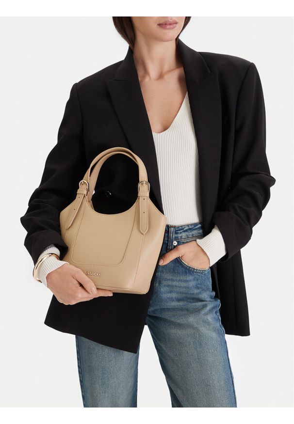 Lasocki Torebka CEO-LSK-M-003-09 Beżowy. Kolor: beżowy
