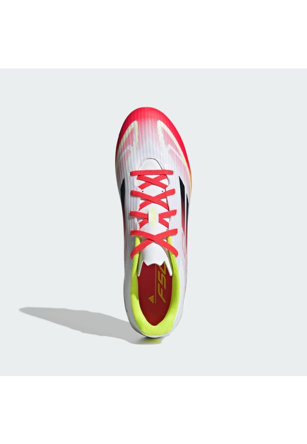 Adidas - Buty F50 Club FG/MG. Kolor: biały, czarny, żółty, wielokolorowy