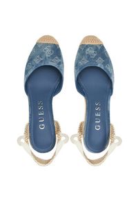 Guess Espadryle FLJCYR DEN04 Niebieski. Kolor: niebieski. Materiał: skóra #5