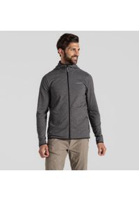 CRAGHOPPERS - Bluza rozpinana męska Craghoppers NosiLife Deft Hood Jacket. Kolor: czarny, szary