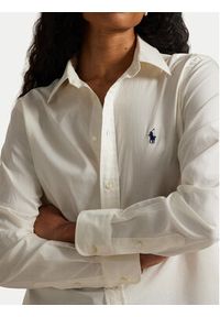 Polo Ralph Lauren Koszula 211A92177007 Écru Classic Fit. Typ kołnierza: polo. Kolor: kremowy. Materiał: bawełna #4
