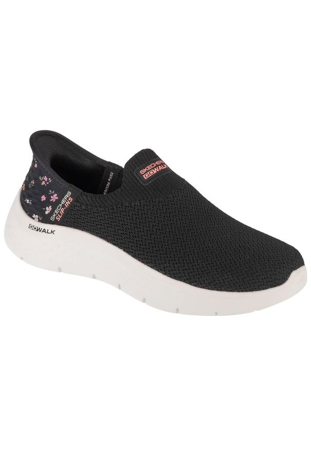 skechers - Buty sportowe Sneakersy damskie, Slip-Ins: GO WALK Flex - Sunset Rose. Kolor: czarny. Model: Skechers Sport. Sport: turystyka piesza