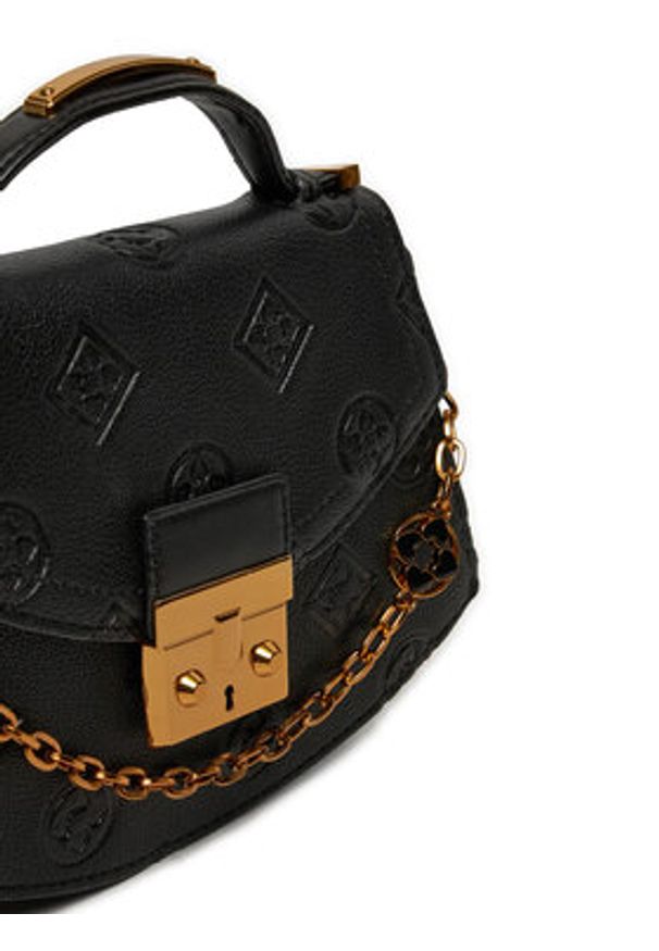 Aldo Torebka Wyota 13863770 Czarny. Kolor: czarny. Materiał: skórzane