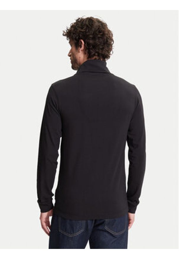 Calvin Klein Jeans Golf J30J321701 Czarny Slim Fit. Typ kołnierza: golf. Kolor: czarny. Materiał: bawełna