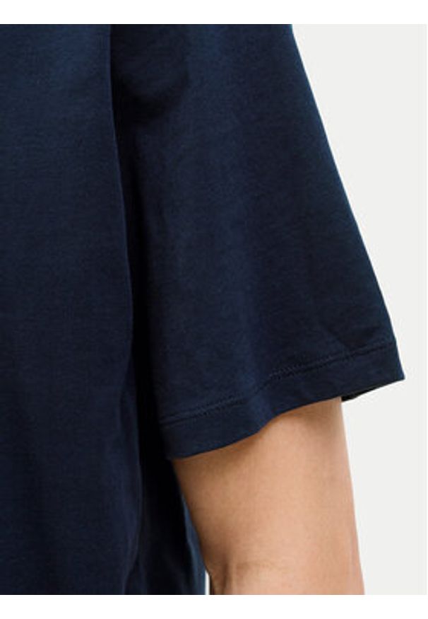 Jack & Jones T-Shirt Logo 12279535 Granatowy Standard Fit. Kolor: niebieski. Materiał: bawełna