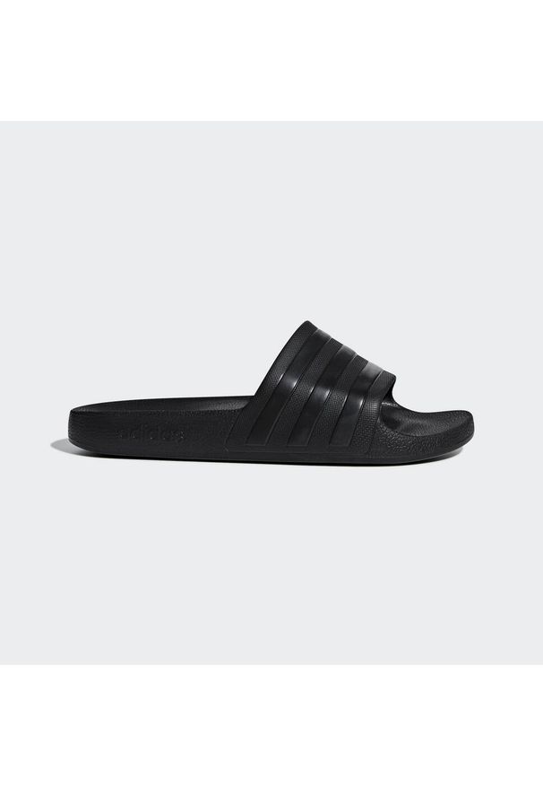Adidas - Klapki adilette Aqua. Kolor: czarny. Styl: elegancki