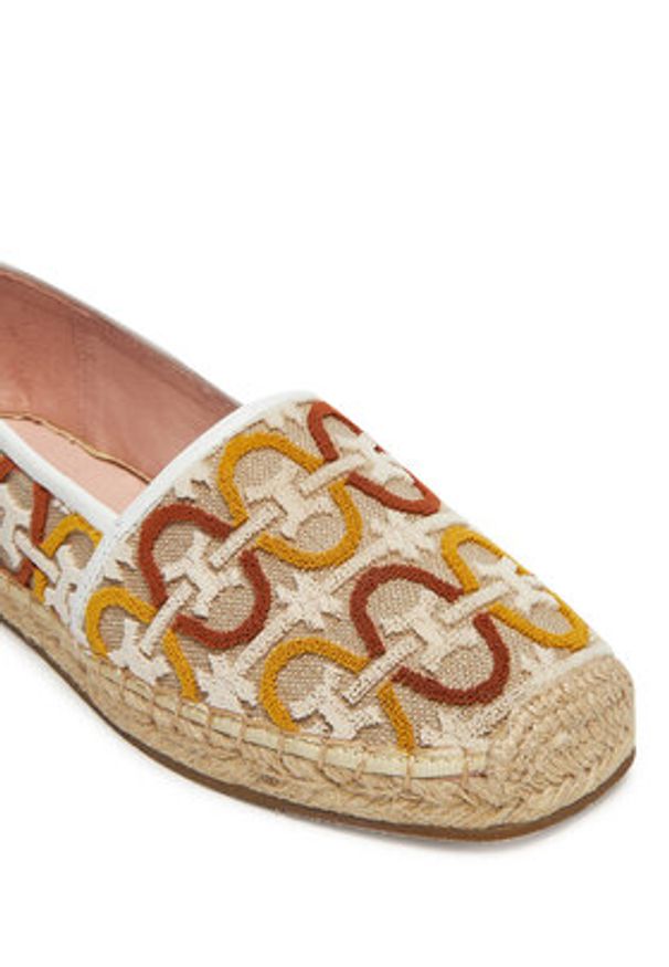 Coccinelle Espadryle E4 SRN 22 01 01 Beżowy. Kolor: beżowy. Materiał: materiał