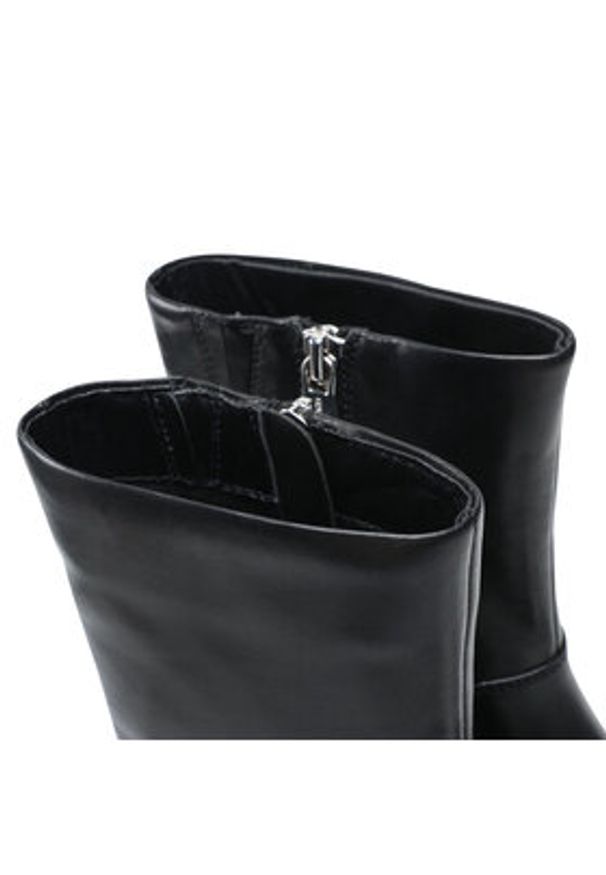 Gino Rossi Botki V803-02-1 Czarny. Kolor: czarny. Materiał: skóra