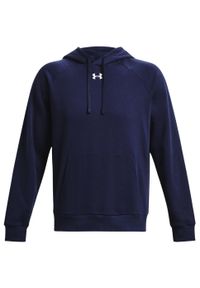 Bluza męska Under Armour Rival Fleece Hoodie. Typ kołnierza: kaptur. Kolor: niebieski. Sport: fitness