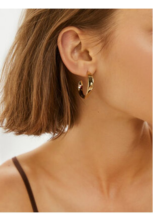 Calvin Klein Kolczyki 35000534 Złoty. Materiał: metalowe. Kolor: złoty