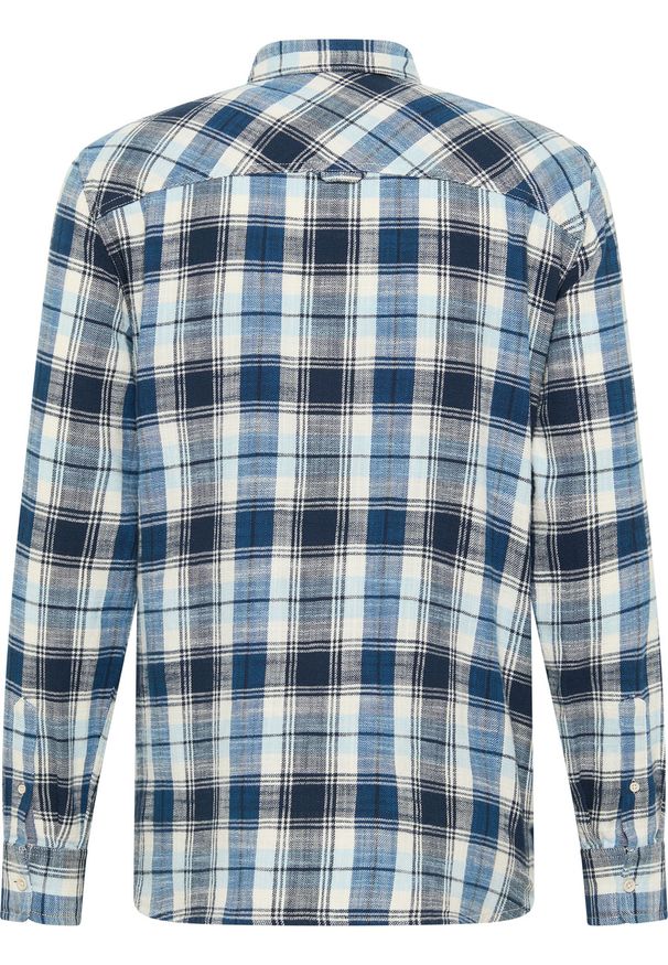 Mustang - Męska Koszula MUSTANG Eastbridge Multicheck Blue 1014768 12552