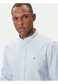 TOMMY HILFIGER - Tommy Hilfiger Koszula MW0MW40716 Błękitny Regular Fit. Kolor: niebieski. Materiał: bawełna #4