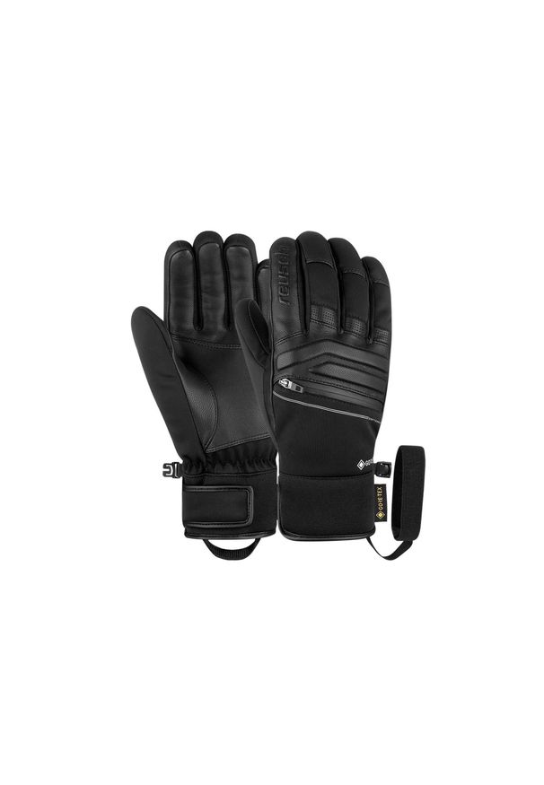 Rękawice Reusch Mercury GTX. Kolor: czarny. Materiał: poliester, skóra, elastan, poliamid. Sezon: zima. Sport: narciarstwo