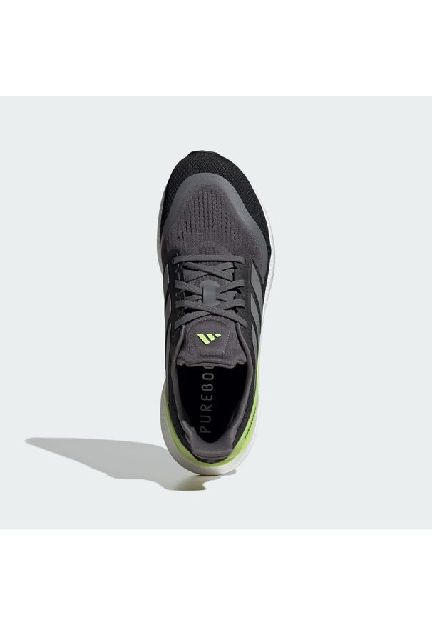 Adidas - Buty Pureboost 5 Running. Okazja: na co dzień. Kolor: czarny, żółty, szary, zielony, wielokolorowy. Materiał: materiał. Sport: bieganie