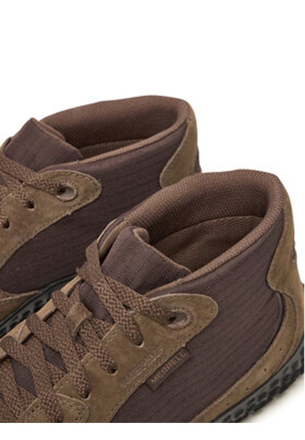 Merrell Sneakersy Wrapt Sneaker Mid Wp J032853 Brązowy. Kolor: brązowy. Materiał: materiał