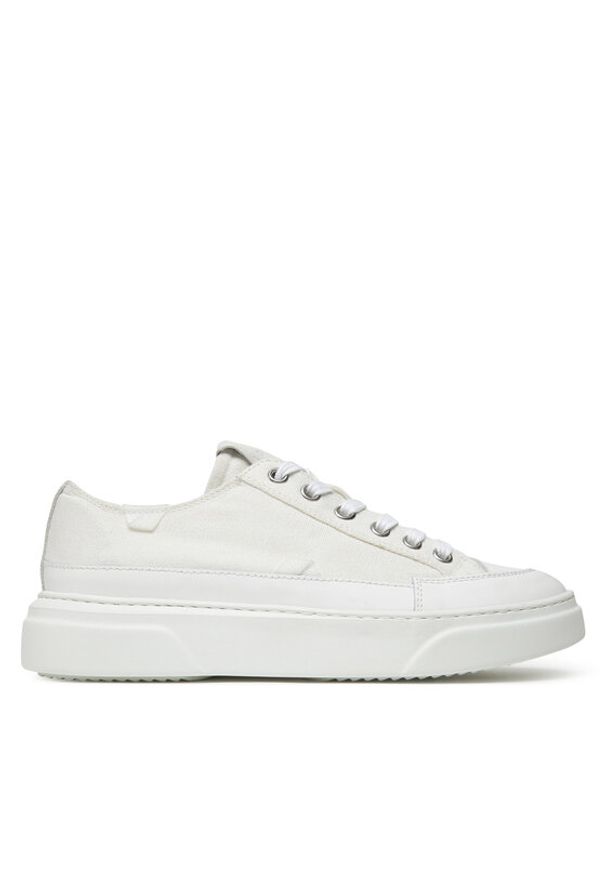 Inuikii Trampki Canvas Lex Low 50102-091 Biały. Kolor: biały. Materiał: materiał