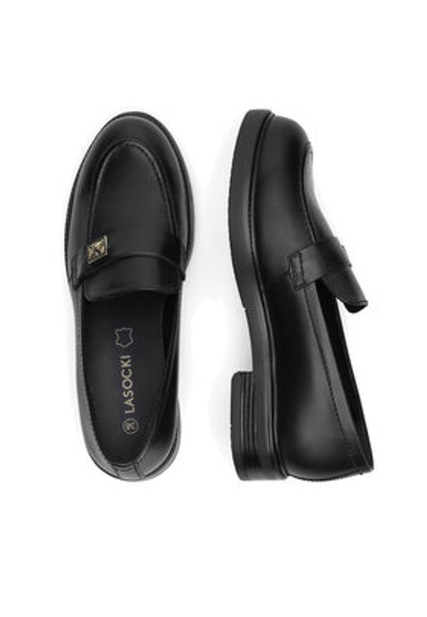 Lasocki Loafersy WI16-ZOLA-30 Czarny. Kolor: czarny. Materiał: skóra