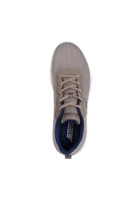 skechers - Męskie BOBS B FLEX ICY EDGE Sneakersy Taupe. Kolor: brązowy. Materiał: materiał. Model: Skechers Sport