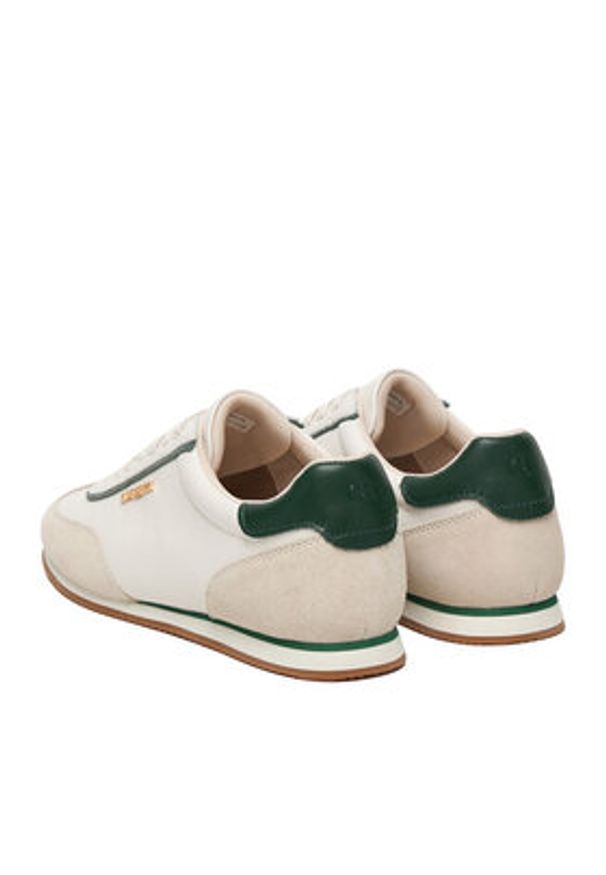 Gino Rossi - GINO ROSSI Sneakersy EO-ALFREDO-01 126AM Écru. Kolor: kremowy. Materiał: skóra