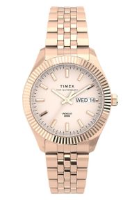 Timex zegarek TW2U78400 Waterbury Legacy Boyfriend damski. Kolor: złoty. Materiał: materiał #1