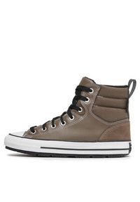 Converse Trampki Chuck Taylor All Star Berkshire Boot A04476C Beżowy. Kolor: beżowy. Materiał: skóra #4