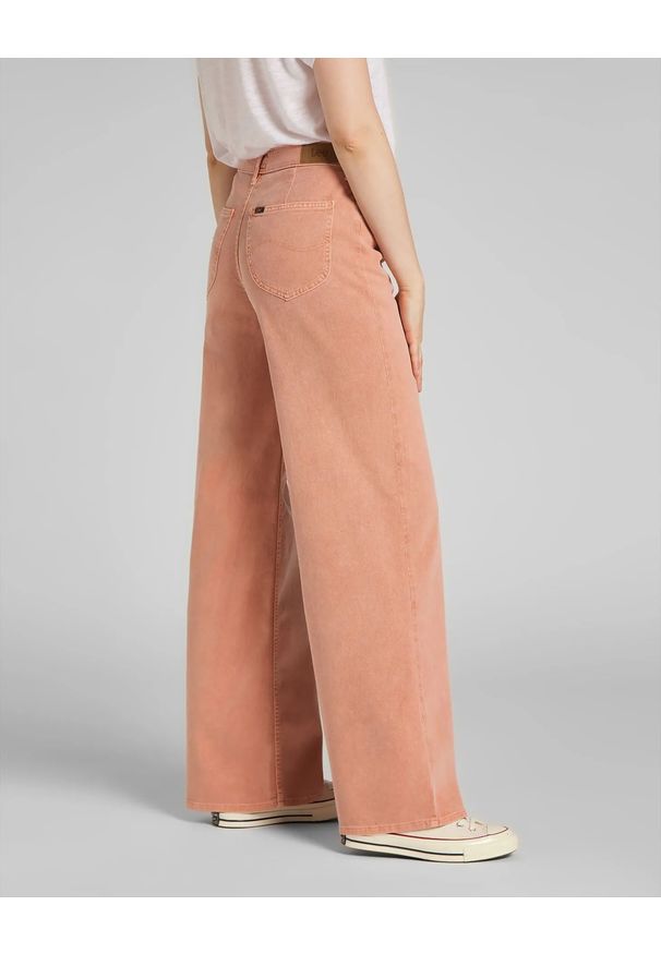 Lee - LEE Stella A Line DAMSKIE SPODNIE JEANSOWE TERRACOTTA L31SQHFR 112139868