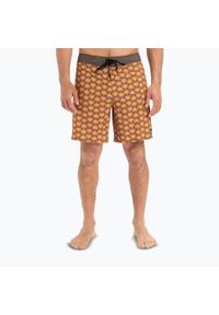 Szorty kąpielowe męskie Quiksilver Surfsilk Straight Leg 18". Kolor: pomarańczowy
